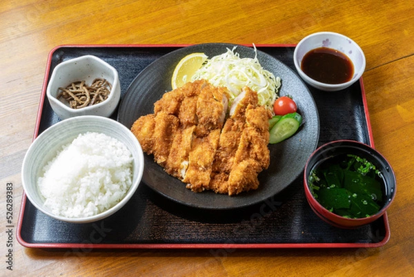 Obraz チキンカツ定食