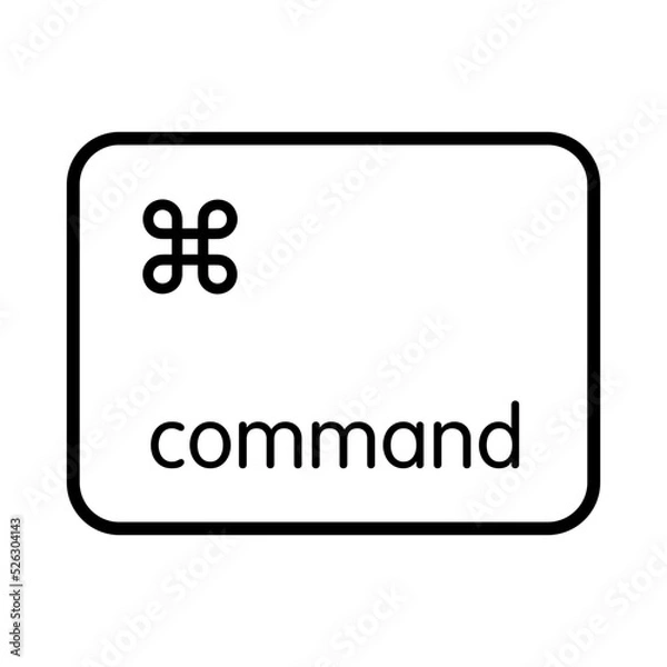 Fototapeta Keyboard right command key