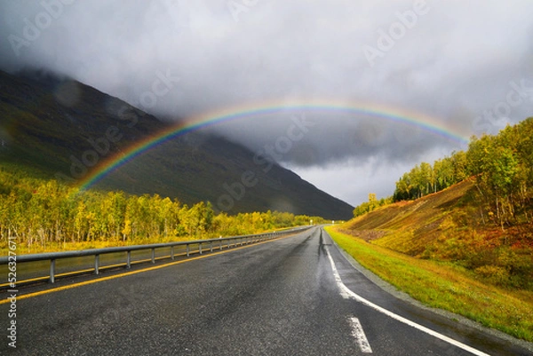Fototapeta Norwegian Rainbow