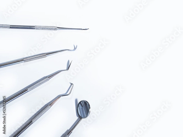 Obraz 歯石を除去する道具　スケーラーなど