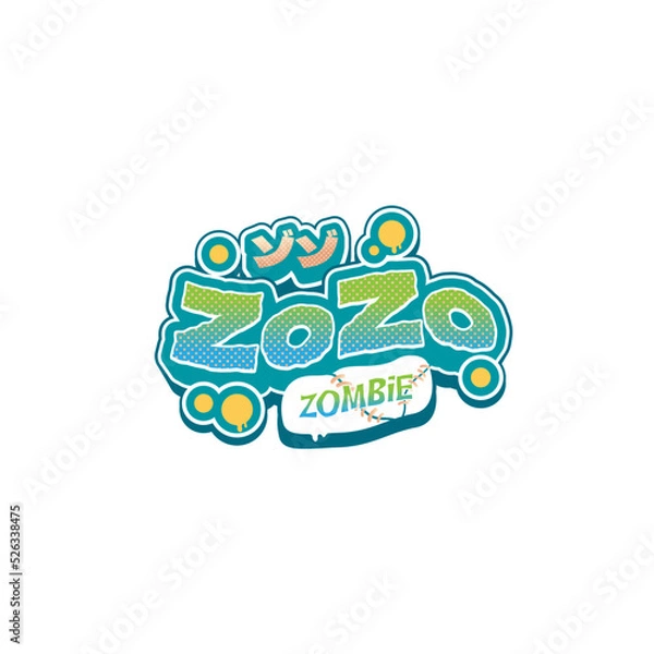 Fototapeta Vtuber Logo Template