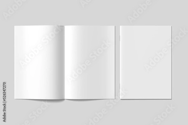 Obraz A4 Brochure Mockup
