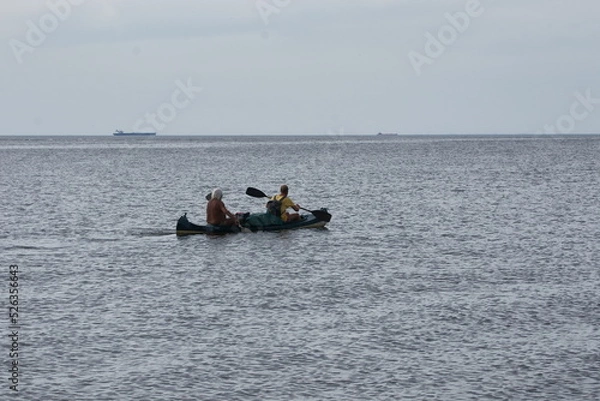 Obraz Kajak na morzu.