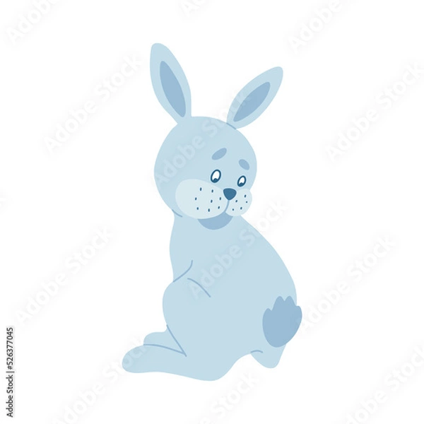 Fototapeta Blue rabbit