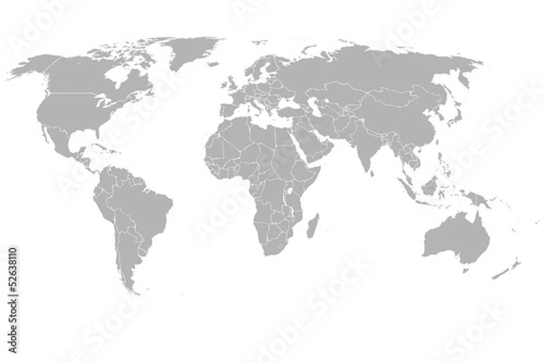 Fototapeta World Map Vector