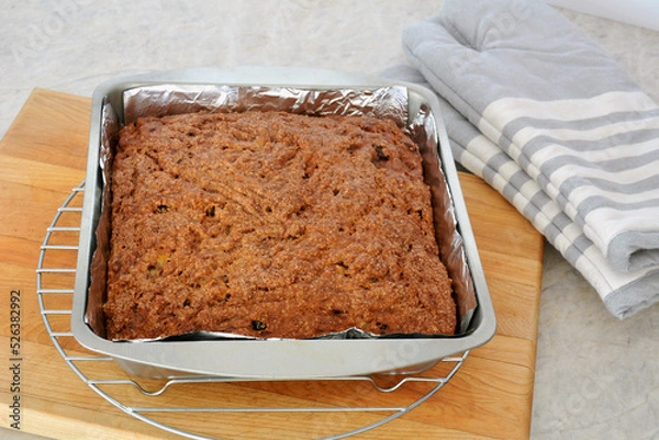 Obraz Banana bread square