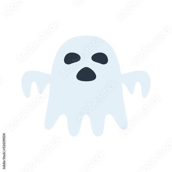 Obraz Whisper Ghost isolated on white background