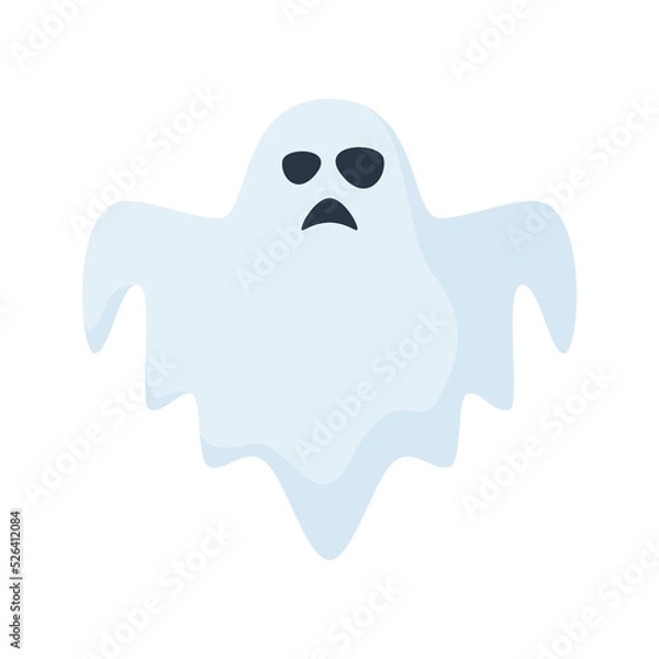 Obraz Note sticker with Ghost, vector