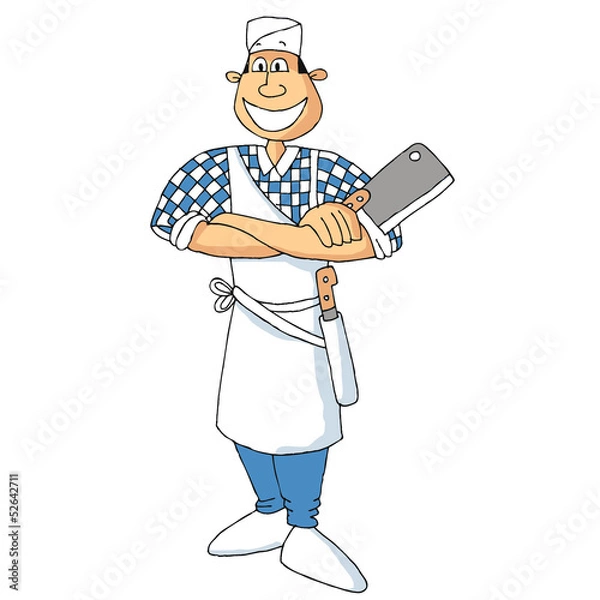 Obraz Métier: Boucher