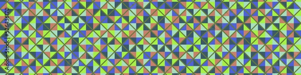 Obraz Color Rhombus tile tessellation pattern illustration