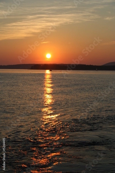 Obraz Sunset over Bar Harbour