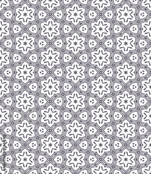 Obraz Geometric pattern. Seamless vector background. Ethnic graphic design.