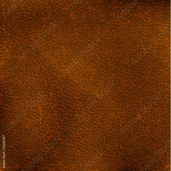 Obraz Aged brown leather texture - eps10