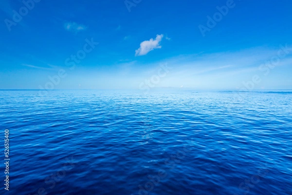 Obraz 小笠原　夏の凪いだ海