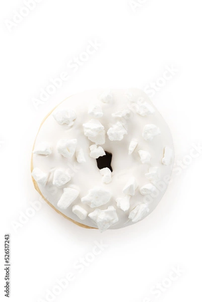 Obraz donut closeup isolated on white background
