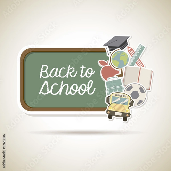 Obraz back to school design