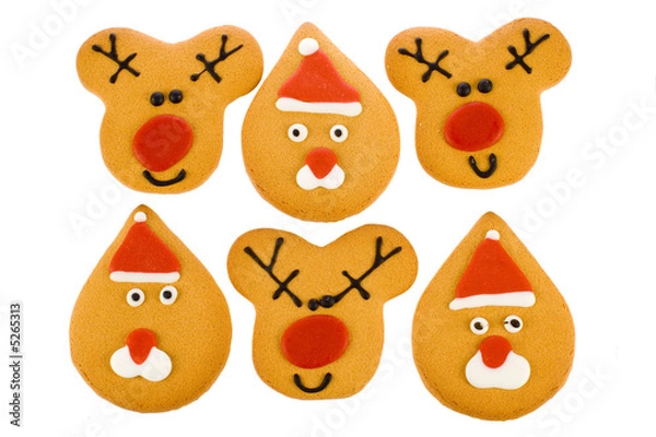 Fototapeta christmas ginger-bread, gingerbread