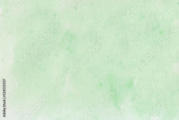 Fototapeta Abstract watercolor green texture vector background banner. watercolor splash, vector grunge for print, and t-shirt design.