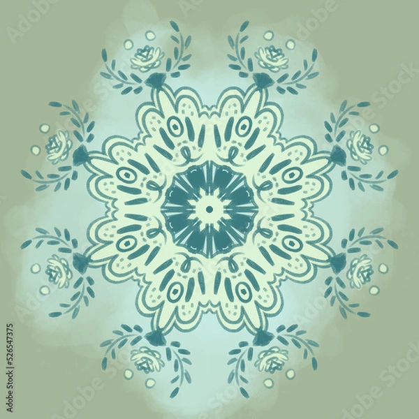 Obraz Mandala floral