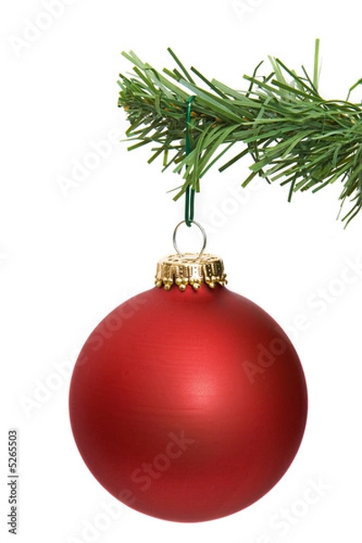 Obraz red ornament hanging