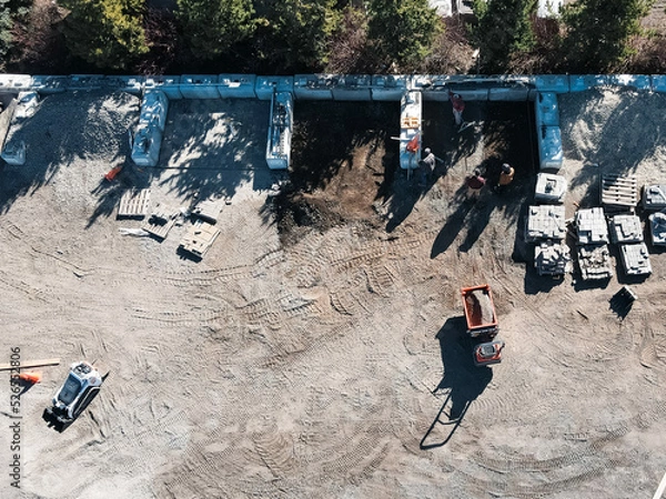 Obraz Job site from above 