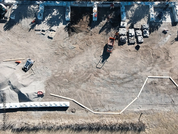 Obraz Job site from above 