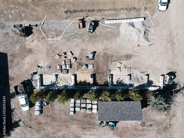 Obraz Job site from above 