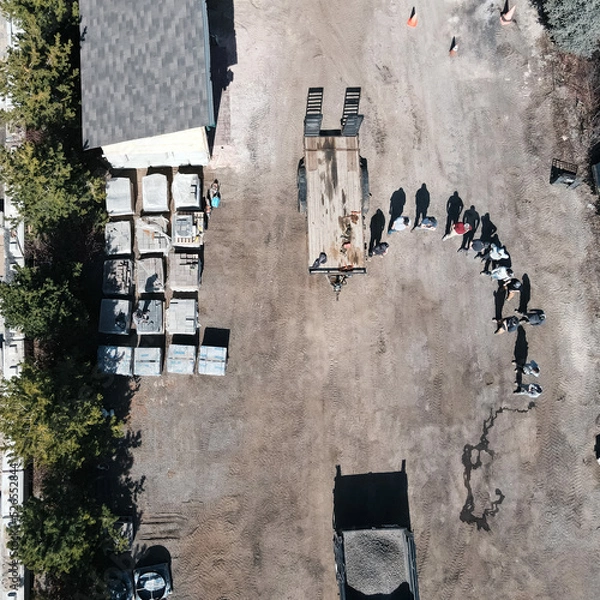 Obraz Job site from above 