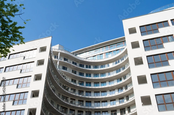 Obraz Brand new apartment block