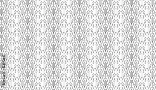 Obraz Geometric pattern seamless. Trendy design vector background for web backdrop or paper print.