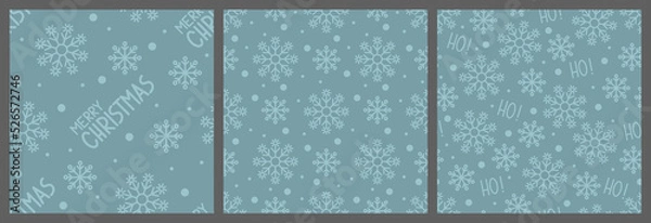 Obraz A set of patterns for the holiday, Christmas
