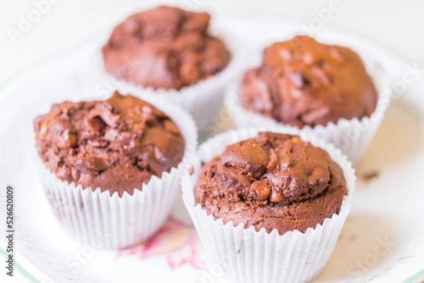 Obraz Tasty chocolate muffins - Image