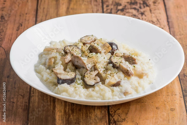 Obraz キノコのリゾット