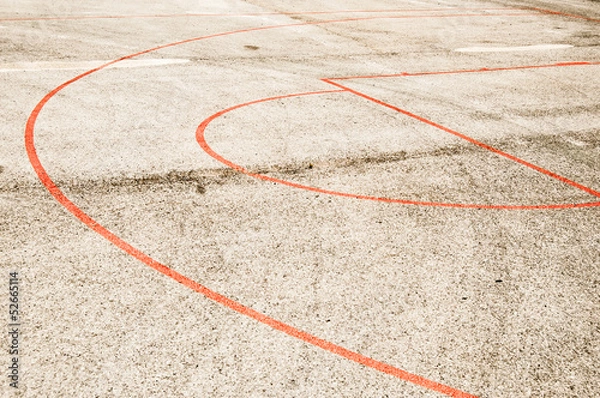 Obraz Basketballplatz