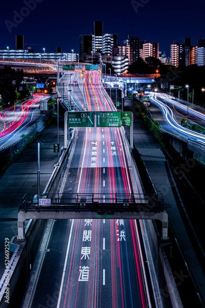 Obraz 夜の首都高