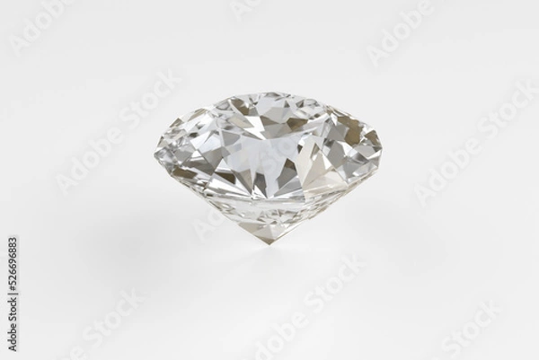 Fototapeta 3D rendering different kinds of diamond