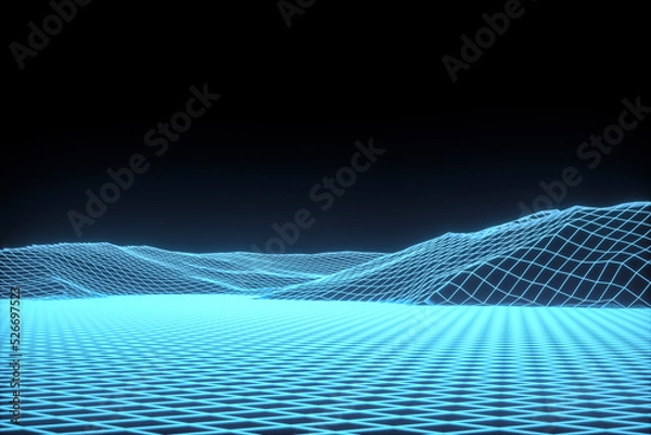 Fototapeta 3d rendering science concept picture