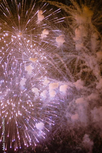 Fototapeta fireworks in the night sky