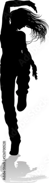 Obraz Street Dance Dancer Silhouette