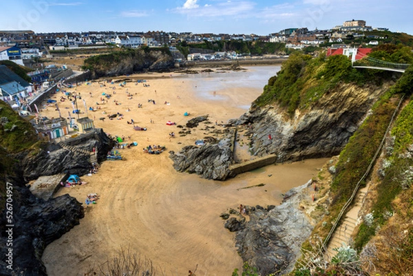 Obraz Cornwall village, England