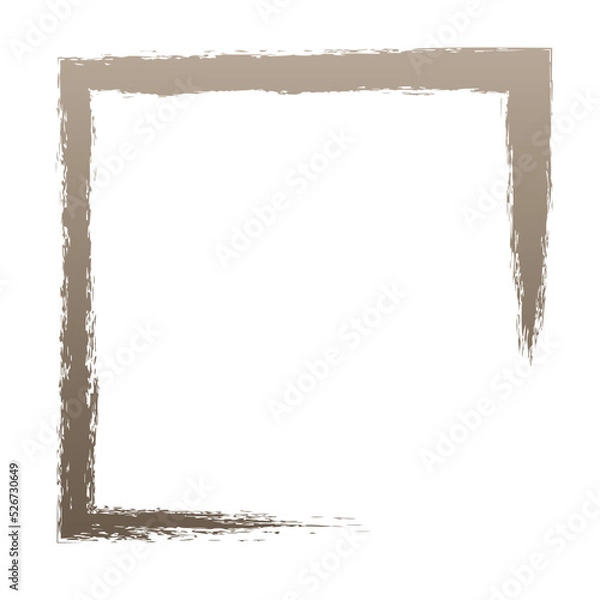 Obraz gradient square brush frame
