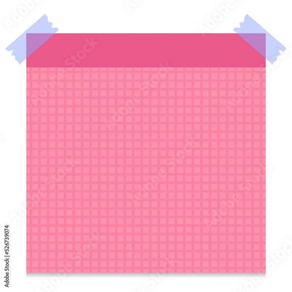 Fototapeta colorful sticky note