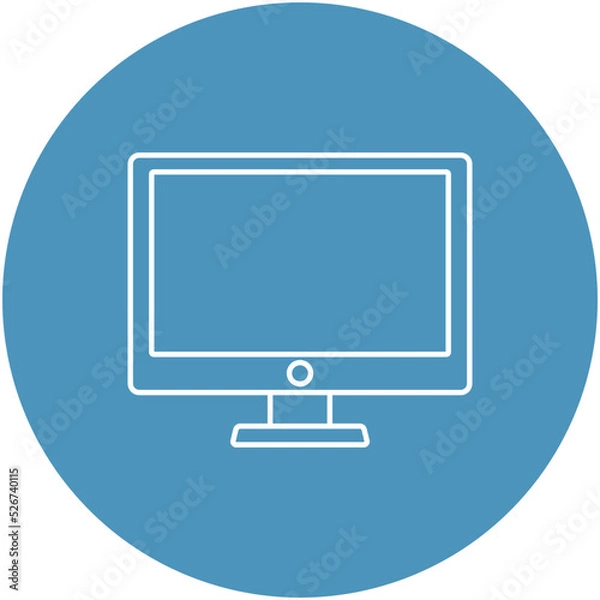 Obraz Monitor screen Isolated Vector icon which can easily modify or edit

