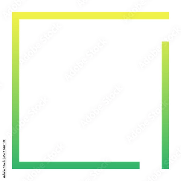 Fototapeta gradient broken square background

