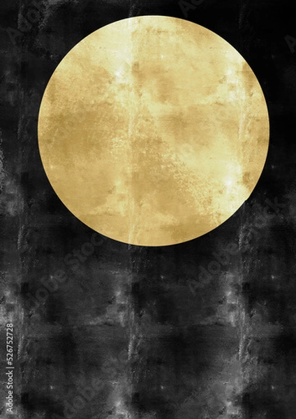 Fototapeta 金の月
