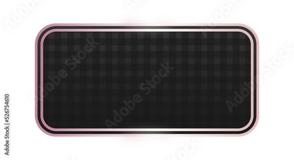 Fototapeta black rectangle rose gold frame background
