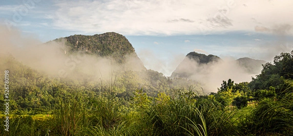Obraz Mist at the gorge