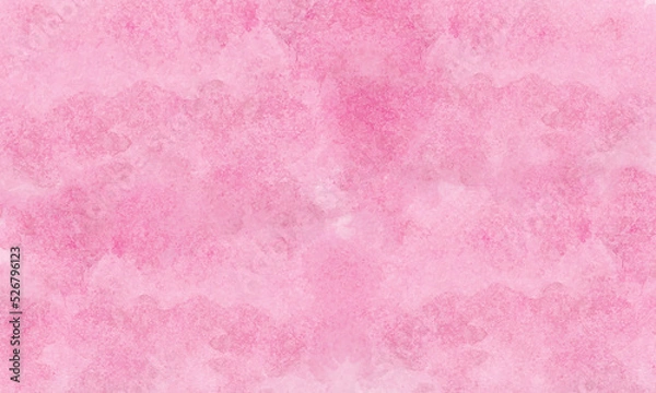 Fototapeta Abstract pink watercolor background texture
