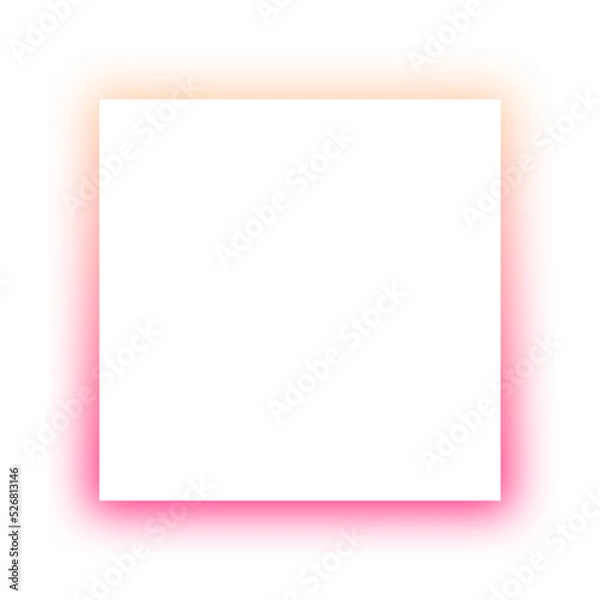 Obraz neon shadow square background
