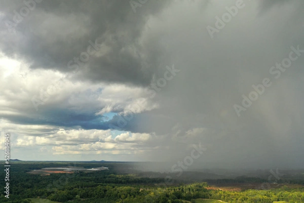 Fototapeta rain front 